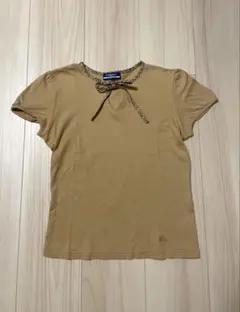 BURBERRY BLUE LABEL 半袖 Tシャツ ベージュ
