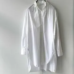アナディス　ロングシャツ　チュニック　ブラウス　白系　着用1.2回　ワンピース