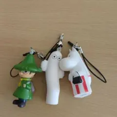 ムーミン フィギュアストラップ 3個セットのサムネイル