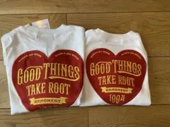 しまむら　ルルモーメント　長袖ハートTシャツ　110 90 2枚セット