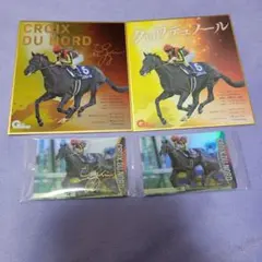 イクイノックス Gallop 特製色紙 ルメール騎手サイン入り メタリック