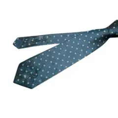 新品　バーバリー ロンドン　ロゴ　刺繍 総柄　JGD ネクタイ　濃紺　ネイビー