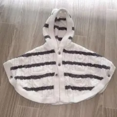 ジェラピケ ベビー ポンチョ ボーダー 可愛い 暖かい