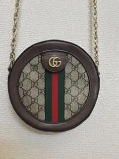 GUCCI オフィディア GG ミニラウンド ショルダー バッグ