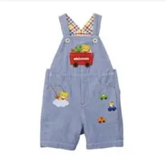 MIKI HOUSE ミキハウス オーバーオール サロペット 90 プッチーくん