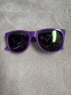 ミッキー・ミニー柄 紫色サングラス