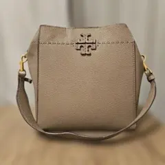 TORY BURCH 2way ハンドバッグ ショルダー グレージュ