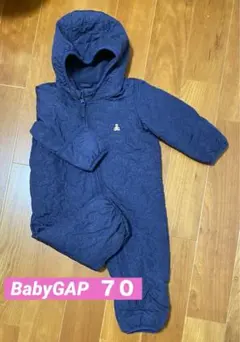 BabyGAP ジャンプスーツ　ネイビー