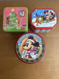 【ディズニー】クリスマスお菓子缶　まとめ売り