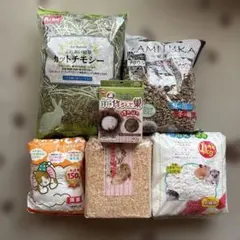 ウサギハムスター用飼料とマットセットのサムネイル