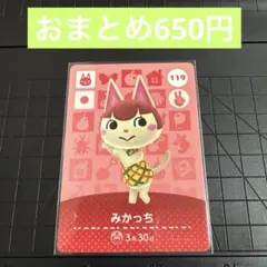amiiboカード　みかっち 119