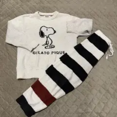 ジェラピケ　スヌーピーセットアップ