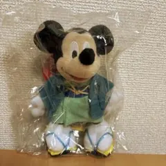 新品未開封 ミッキーチャームキーホルダー、京都限定チェーン付きぬいぐるみ