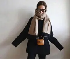 ch!iiibag ch!iii ストール ベージュ リバーシブル　chiiii