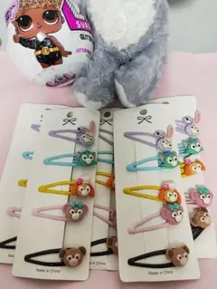 ディズニー ダッフィー フレンズ ステラルーヘアクリップ5点セット