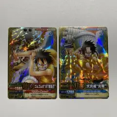 ワンピーベリーマッチダブル　CP モンキー・D・ルフィ、ポートガス・D・エース