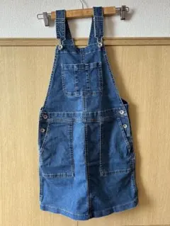 ユニクロ　デニムジャンパースカート　150