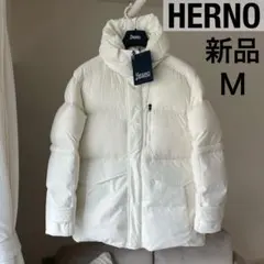 【新品】HERNO ヘルノ ダウンジャケット ホワイト メンズ 44 フード付き