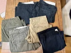 ユニクロ　UNIQLO メンズ レギュラーフィットチノパン 6着セット