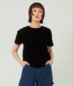 green label relaxing ベロアトップスのサムネイル