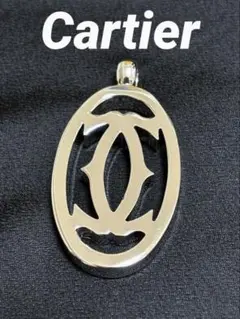 Cartier カルティエ 2Cロゴ ペンダントトップ シルバーカラー 男女兼用のサムネイル
