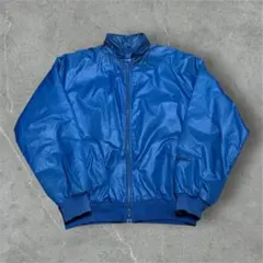 90sUSA製Duckster中綿ナイロンジャケットネイビーLヴィンテージ短丈