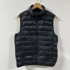美品 ユニクロ メンズ ダウンベスト ウルトラライトダウン 黒 ブラック M