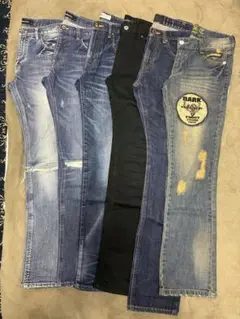 109で前に買ったデニムパンツセット 6枚