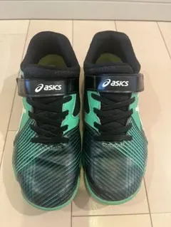 ASICS LAZERBEAM スニーカー ブラック/グリーン　23cm