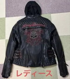 ハーレーダビットソン　革ジャン　レディースMサイズ