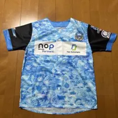 川崎フロンターレ　海洋生物デザイン シャツ 青黒