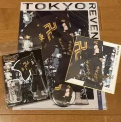 東京リベンジャーズ 特攻服 旗 場地圭介 4点セット アクスタ 缶バッジ 色紙