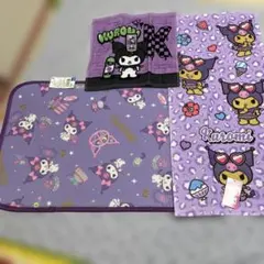 【新品未使用】クロミ 冷感バスマット＆フェイスタオル＆ハンドタオル 3点セットのサムネイル