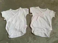 70cm 薄いピンク ラップタイプ ベビー肌着