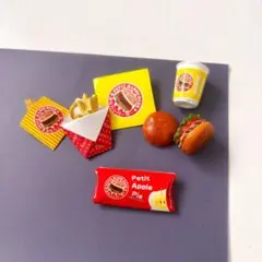 ミニチュア　ファストフードセット　リーメント