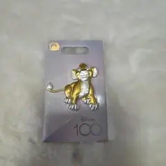 ディズニー　100周年　ライオンキング　シンバ　ピンバッチ