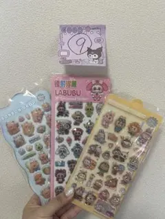 ⑨ ドロップシール　BONBON LABUBU