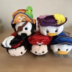海賊風ツムツムぬいぐるみ 5体セット　パイレーツ