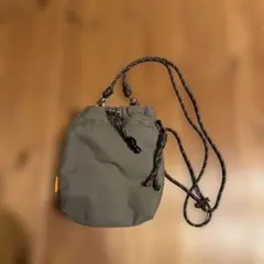 C.P. Company 巾着型ショルダーバッグ オリーブグリーン