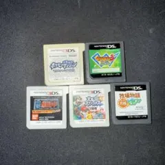 ニンテンドーDS/3DS ソフト 5本セット まとめ売り 動作確認済