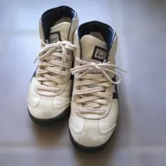 Onitsuka Tiger ハイカットスニーカー アイボリー/ネイビー - メルカリ