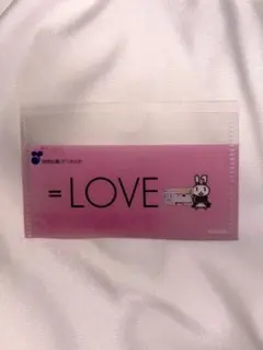 【未使用】=LOVE 我的號碼卡 夾子 零錢包 TGC限定