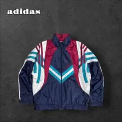 adidas アディダス 80s-90s ナイロントラック トレフォイル 刺繍