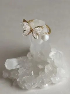 淡水パール　フリーサイズリング