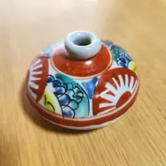 古伊万里】 赤絵 花文 一輪挿し 油壺 高さ6.5cm 幅9.5cm 骨董品 - メルカリ
