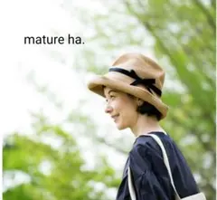 ほぼ未使用✨mature ha.boxed hat