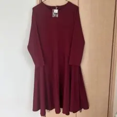 フレアワンピース　長袖