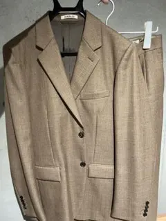 De Petrillo Napoli 46 タバコブラウン リネンスーツ - メルカリ