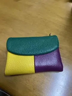 レディース折り財布多色レザー 三つ折り財布