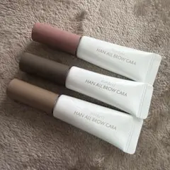 rom&nd HAN ALL BROW CARA 眉マスカラ　3本セット
